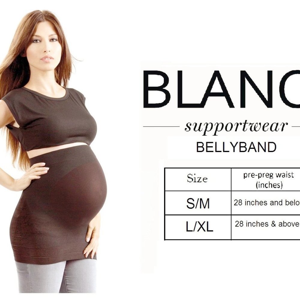 BLANQI MATERNITY BUILT-IN SUPPORT BELLYBAND L/XL - Picture 4 of 4